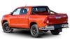 Фото Защита заднего бампера d =76 мм + d =57 мм "уголки" + комплект крепежа Toyota Hilux Exclusive 2018- Rival R5722006 Rival