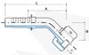 Фото фитинг ORFS-UNF (DN06 1/4")x45град.x(11/16"-16) ATD Germany ATD809303 ATD Germany