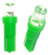 Фото Лампа светодиодная W1.2W 24V T5 1 LED (W2x4.6d) бесцокольная, зеленая Nord YADA 900444 Nord YADA