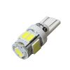 Фото Лампа габарит. 12V W5W T10 9 SMD без цок. W2.1x9.5d Nord YADA 904734 Nord YADA