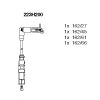 Фото Провода высоковольтные к-кт AUDI A3,A4/SEAT Altea/SKODA Octavia Bremi 223H200 Bremi