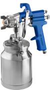 Фото ЗУБР PRO 350N, 1.8 мм, пневматический краскопульт с нижним бачком, Профессионал (06451-1.8) Зубр 0645118 Зубр