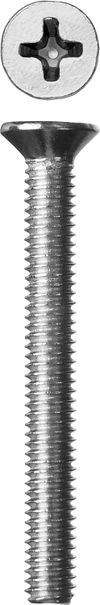 Фото ЗУБР DIN 965, кл. пр. 4.8, M4 х 35 мм, цинк, 5 кг, винт с потайной головкой (303110-04-035) Зубр 30311004035 Зубр