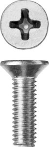 Фото ЗУБР DIN 965, кл. пр. 4.8, M5 х 16 мм, цинк, 5 кг, винт с потайной головкой (303110-05-016) Зубр 30311005016 Зубр