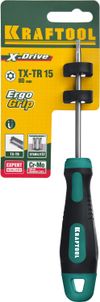 Фото Отвертка TORX T15Hх80мм с отверстием KRAFTOOL Kraftool 25007715080 Kraftool