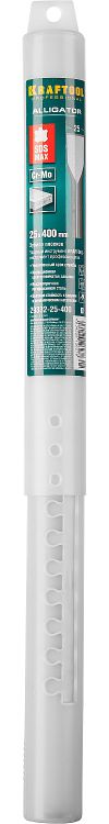 Фото KRAFTOOL ALLIGATOR, 25 х 400 мм, SDS-max, плоское зубило (29332-25-400) Kraftool 2933225400Z01 Kraftool