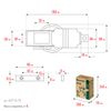 Фото KRAFTOOL Mini Cтальные настольные тиски 65 мм 32713-75 Kraftool 3271375 Kraftool