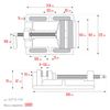 Фото KRAFTOOL Станочные сверлильные тиски 150 мм 32715-150 Kraftool 32715150 Kraftool