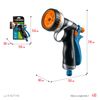 Фото Распылитель садовый пистолетный 8-ми режимный металлический Pro Line GRINDA Grinda 8427143Z02 Grinda