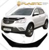 Фото Дефлектор капота CA Plastic Classic черный для SsangYong Actyon New (2011-2013) CA-plastic 2010010106058 CA-plastic