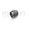 Фото Компенсатор выхлопной системы 3-я оплетка 76х100 серия Custom 304 FortLuft 76X100CUS FortLuft