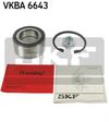 Фото Комплект ступичных подшипников передн (с ABS) OPEL AGILA Skf VKBA6643 Skf