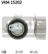 Фото Ролик натяжной ГРМ Lacetti 1.8 Skf VKM15202 Skf
