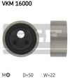 Фото ролик натяжной ремня ГР Renault R19/Megane 1.2-1.6 90> Skf VKM16000 Skf
