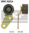 Фото ролик обводной ремня поликлинового Skf VKM36014 Skf