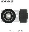 Фото ролик натяжной приводного ремня Skf VKM36023 Skf