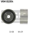 Фото ролик обводной ремня ГРМ! Skf VKM81004 Skf