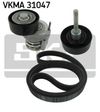 Фото Комплект ремня приводного Skf VKMA31047 Skf