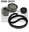Фото Комплект поликлинового ремня (с роликами) MITSUBISHI CARISMA, SPACE STAR Skf VKMA36033 Skf