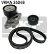 Фото комплект ремня клинового Skf VKMA36048 Skf