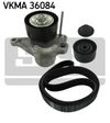 Фото Поликлиновой ременный комплект, шт Skf VKMA36084 Skf
