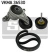 Фото Комплект поликлинового ремня (с роликами) VOLVO 850, S70, S80 I, V70 I 2.5D Skf VKMA36530 Skf