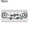 Фото Комплект ГРМ (ремень + ролик) SUBARU FORESTER, IMPREZA, LEGACY III, LEGACY Skf VKMA98109 Skf