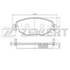Фото КОЛОДКИ ТОРМ. ДИСК. ПЕРЕД FORD MONDEO III 00, JAG Zekkert BS1673 Zekkert