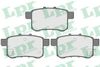 Фото Колодки тормозные HONDA ACCORD 2.0-2.4 МКПП 08- задние Lpr 05P1569 Lpr
