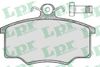 Фото Колодки тормозные дисковые LPR 05P188 (20574/19) AUDI 80 -86 F Lpr 05P188 Lpr