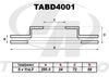 Фото “ормозной диск (TA)  TABD4001 (FR) BONGO SK82L, SK82M, SK82T, SK82V, SKF2L, SKF2M, SKF2T, SKF2V (07-) TrustAuto TABD4001 TrustAuto