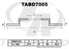 Фото Тормозной диск  7005 TrustAuto TABD7005 TrustAuto