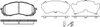 Фото Колодки тормозные передние SUBARU IMPREZA (GG2/3, GD2/3, GH2/3, GE2/3), LEGACY *ROADHOUSE Roadhouse 2108111 Roadhouse
