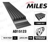 Фото Ремень поликлиновый 6PK1195 Miles AD15123 Miles