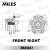 Фото Ступица передняя в сборе (32шлица) Miles Miles DB83037 Miles