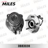 Фото Подшипник ступицы передний Chevrolet Captiva C100/140 06/06- Opel Antara 06/05- Miles DB83038 Miles