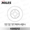 Фото ДИСК ТОРМОЗНОЙ HYUNDAI ACCENT LC 00-06 ПЕРЕДНИЙ Miles K000212 Miles