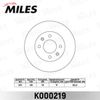 Фото Диск тормозной "MILES" K000219 Miles K000219 Miles
