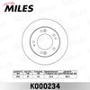 Фото Диск тормозной KIA SPORTAGE 2.0 94-03 передний Miles K000234 Miles