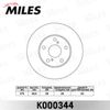 Фото Диск тормозной (к-т) MILES K000344 Miles K000344 Miles