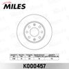 Фото Диск тормозной CHEVROLET перед.вентил. MILES K000457 Lanos/Nexia Miles K000457 Miles