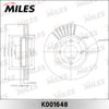 Фото Диск тормозной (к-т) MILES K001648 Miles K001648 Miles
