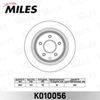 Фото ДИСК ТОРМОЗНОЙ NISSAN QASHQAI/XTRAIL/RENAULT KOLE Miles K010056 Miles