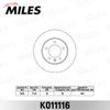 Фото Диск тормозной задний RENAULT MASTER III/OPEL Miles K011116 Miles