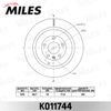 Фото Диск тормозной задний FORD EXPLORER 2011/2013- Miles K011744 Miles
