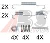 Фото Комплект монтажный барабанных колодок Abs 0896Q Abs