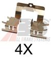 Фото 1620Q,  Монтажный комплект дисковых тормозных колодок Abs 1620Q Abs