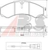 Фото Колодки тормозные IVECO DAILY (V+A) 96- Abs 37113 Abs