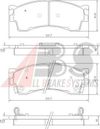 Фото Колодки тормозные дисковые передние Abs 37187 Abs