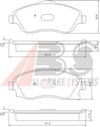 Фото Колодка тормозная дисковая, комплект Abs 37213 Abs